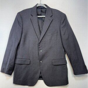 JoS A. Bank Mens 1905 Wool Tailored Fit Blazer Jacket 43R Gray